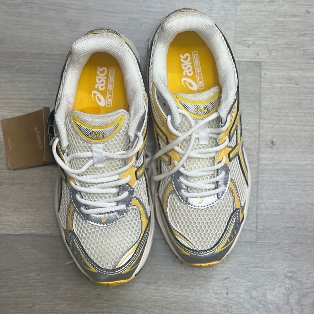 Men’s ASICS GT-2160 Kith Cream Solar Power Sneakers - Picture 3 of 7